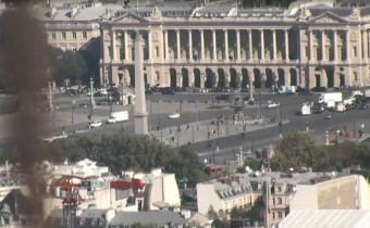 Obraz podglądu z kamery internetowej Paryż – Place de la Concorde